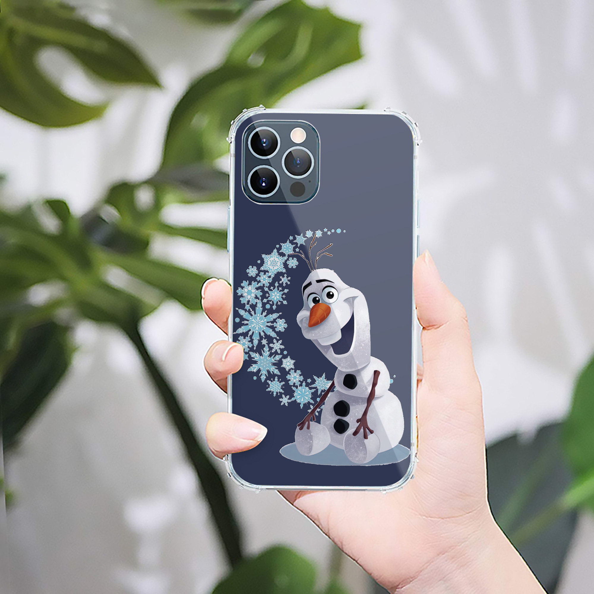 （画像用） アナと雪の女王 アンナ エルサ Frozen Anna Elsa 【iPhone 12シリーズ対応】透明スマホケース（クリアソフトケース）